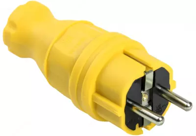Togri vilka VBp3-1-0m IP44 sariq OMEGA IEK